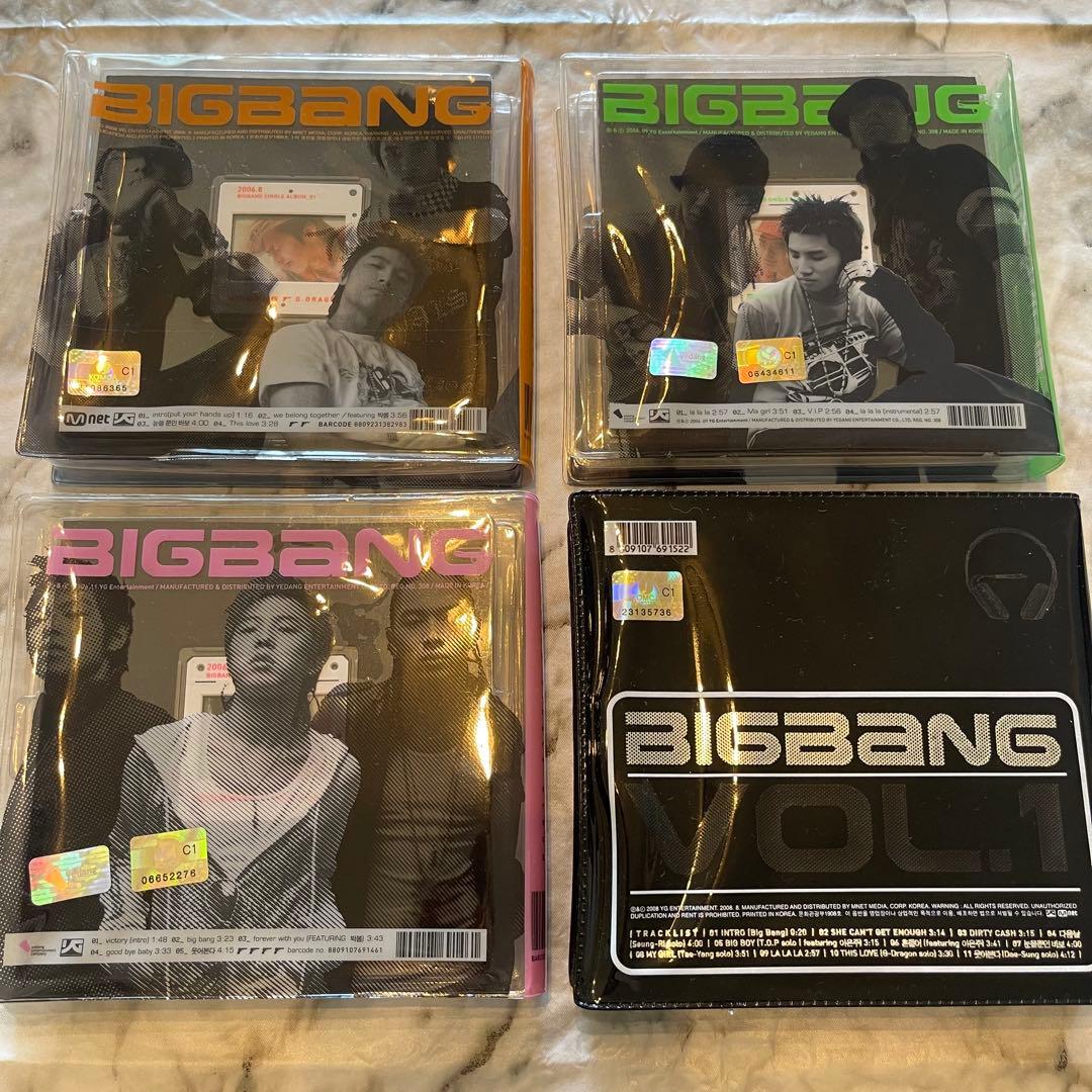 BIGBANG 1st 2nd 3rd シングル　VOL.1 アルバム　激レア