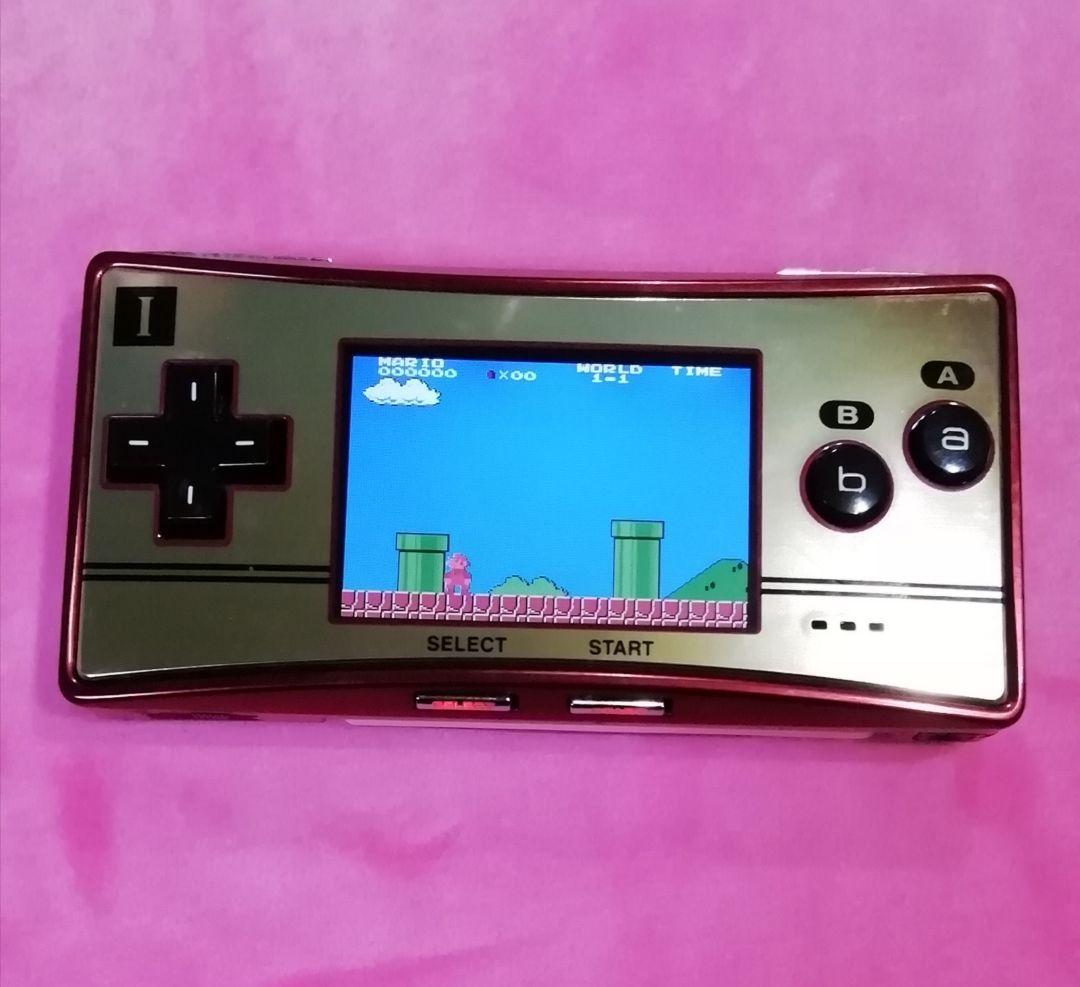 任天堂 ゲームボーイミクロ　任天堂Happy Mario20周年記念モデル