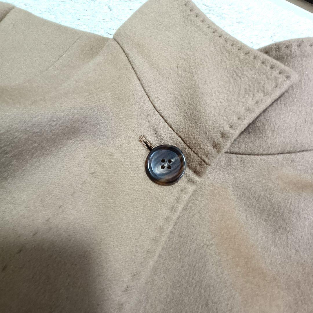 mugi♡様【23区】高級カシミヤ100% スタンドカラー ベルテッドコート