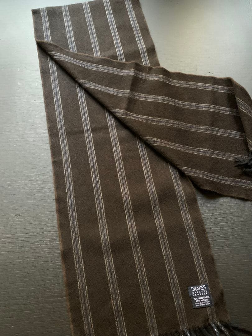 英国名店　CONNOLLY&DRAKES 粋な極上首巻きセット　¥10万程