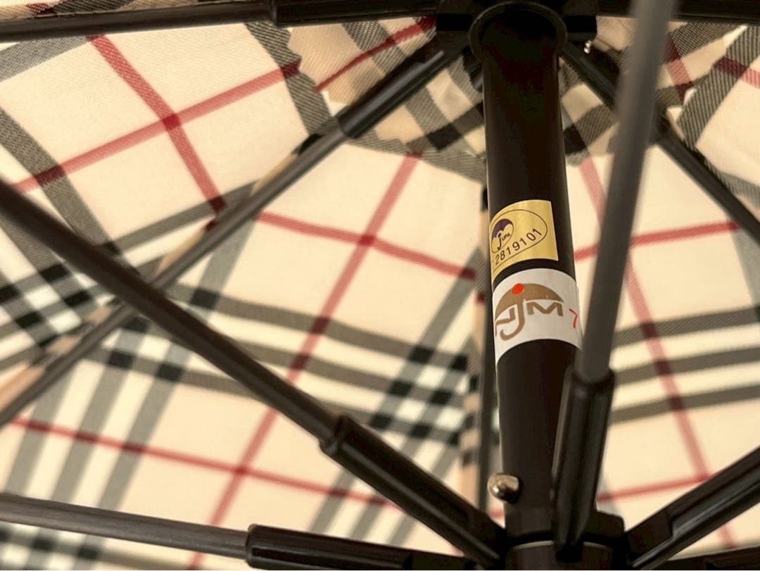 バーバリー Burberry 美品 雨傘 長傘 ノバチェック 希少 TZ6