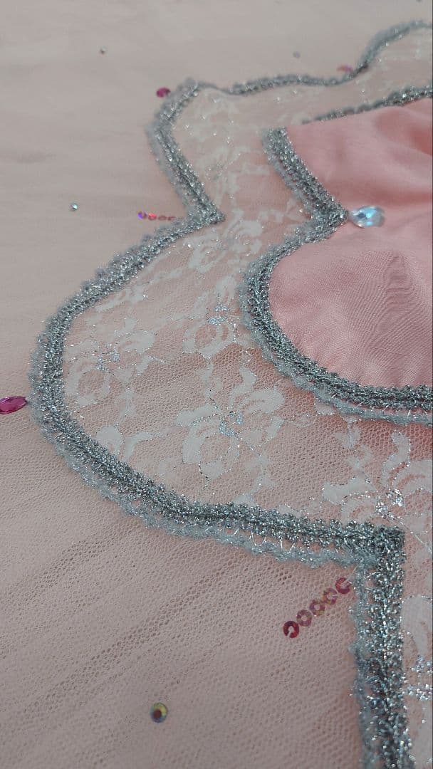 【ドルシネア、金平糖、オーロラ姫 チャコット バレエ衣裳 袖飾り付き 美品 ５号