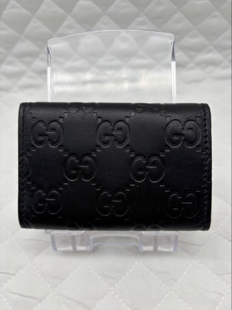 美品　GUCCI グッチ　シマレザー　6連レザーキーケース 138093