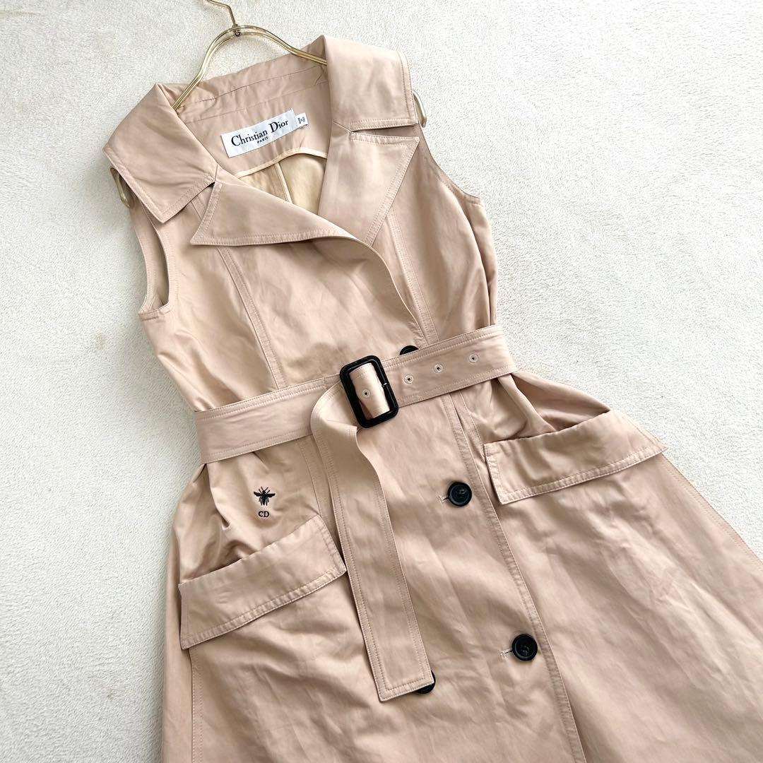 Christian Dior トレンチワンピース ベルト　イタリア製