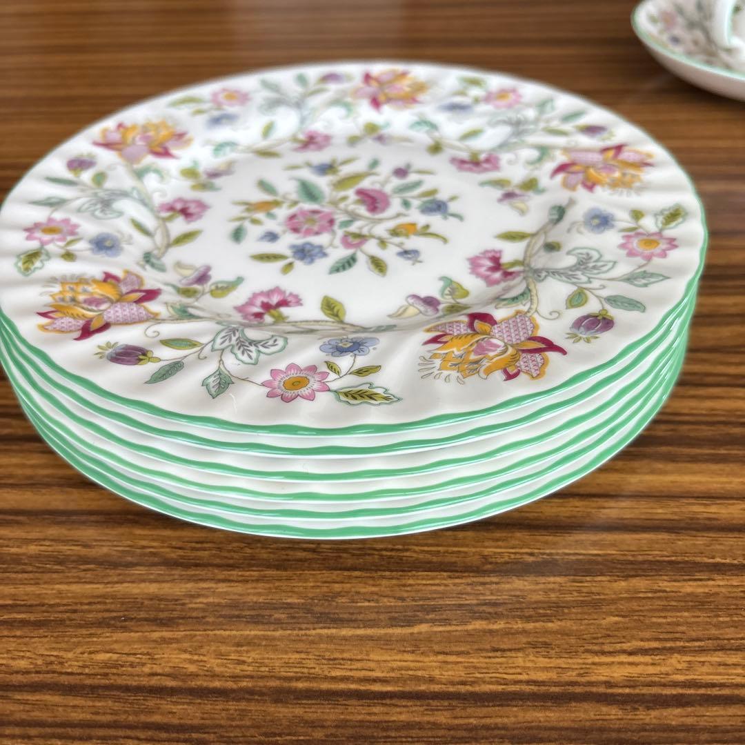 Mintonの花柄陶器食器セット