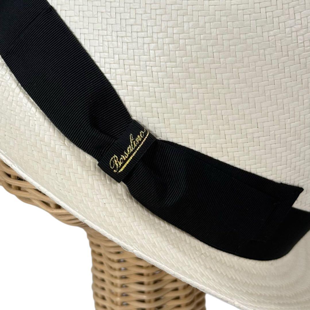 Borsalino　ペーパ素材　ストローハット　約57cm