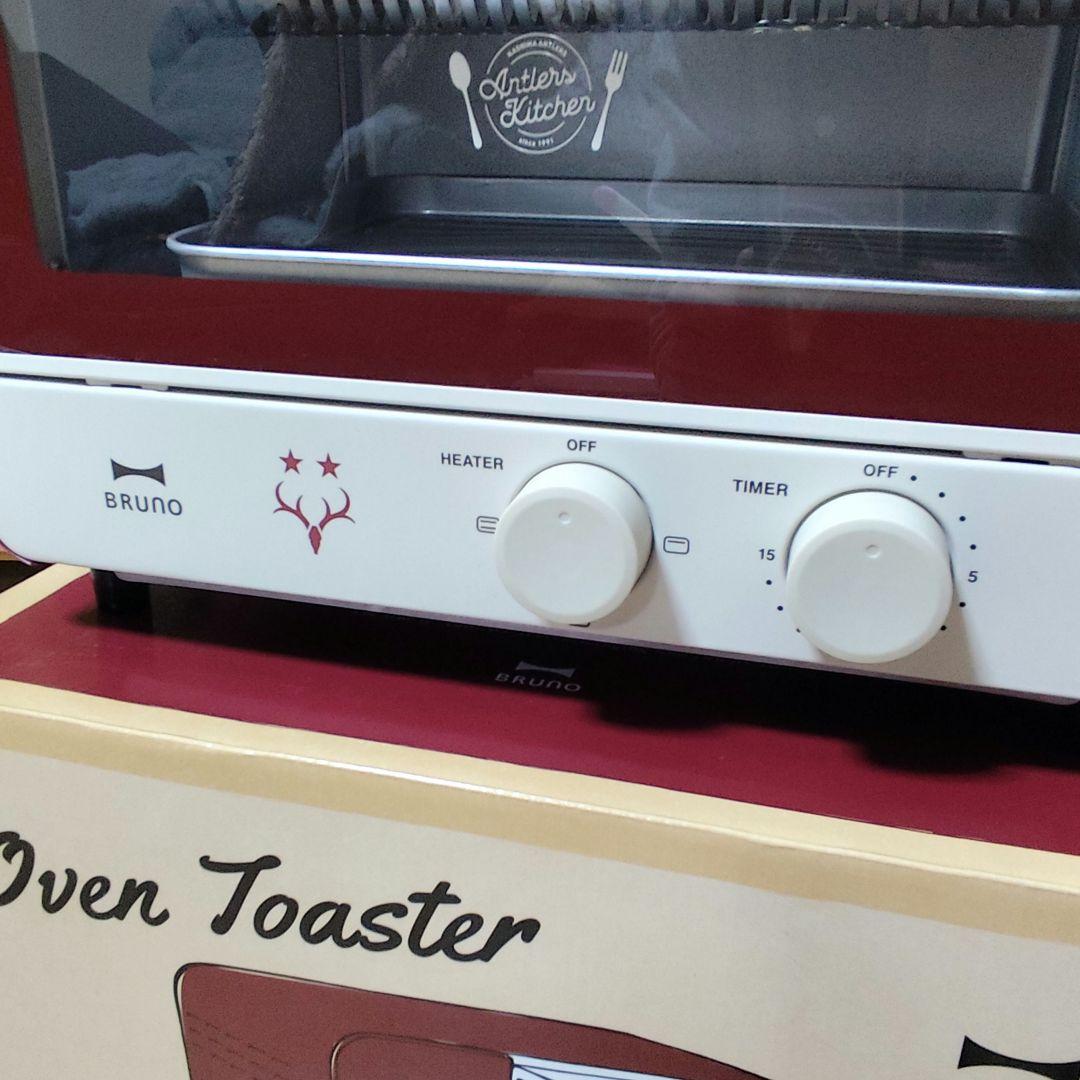 【週末価格】鹿島アントラーズBRUNO コラボ オーブントースター