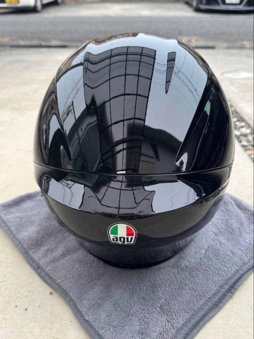 AGV K1 JIST SOLIDBLACK Lサイズ B+COMセット