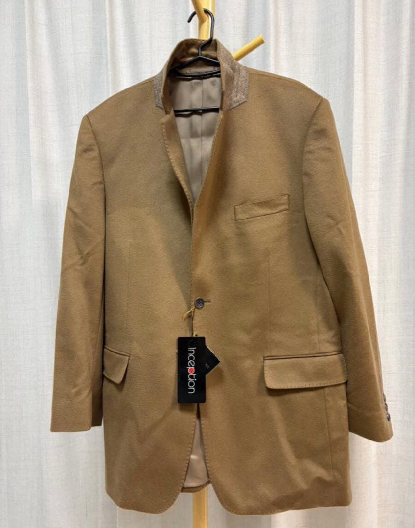 京*人様 新品タグ付き定価約10万円カシミヤ100% テーラードジャケットコート