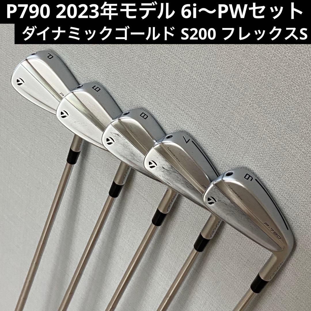 P790 2023年モデル　アイアンセット ダイナミックゴールド フレックスS