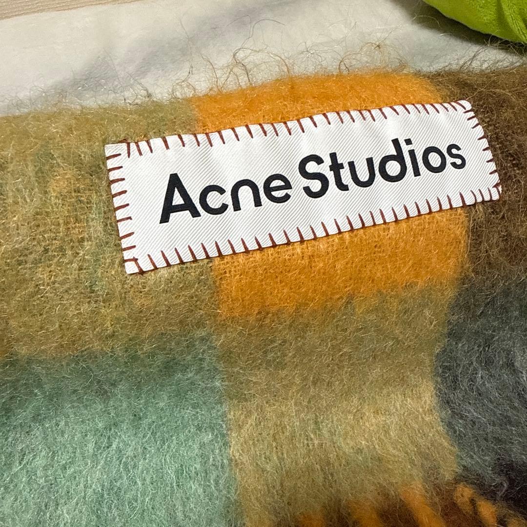 Acne Studios チェック柄マフラー[正規品]