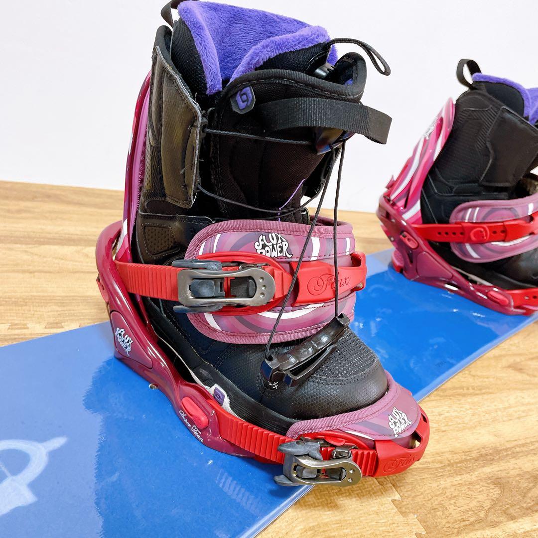 レディース　スノーボード　3点セット　k2 サロモン　FLUX 144cm