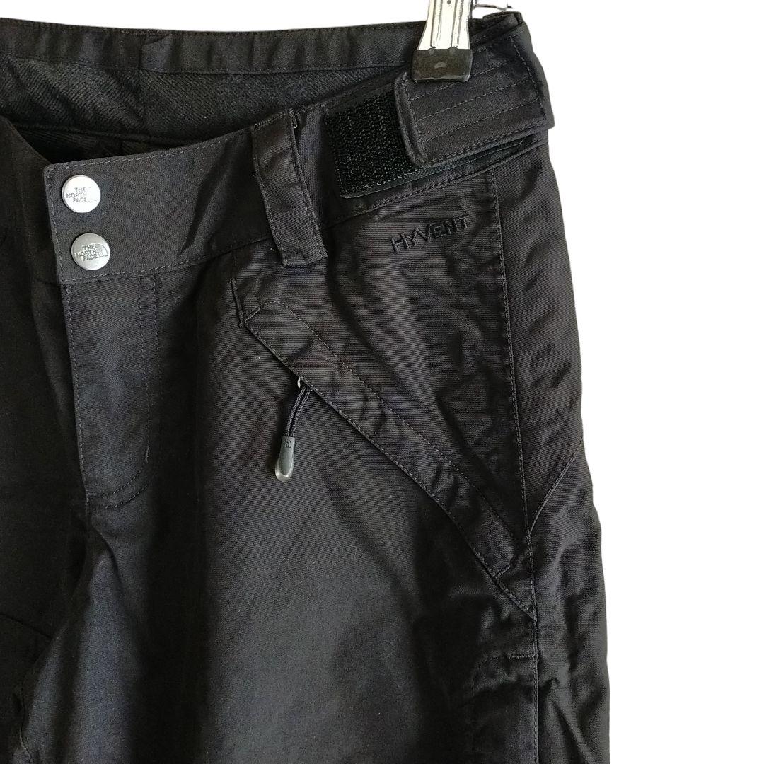 【高機能】US ノースフェイス HYVENT 黒 スノーボード パンツ XS