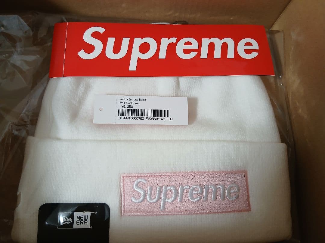 Supreme New Era Box Logo Beanie 25FW ⑥