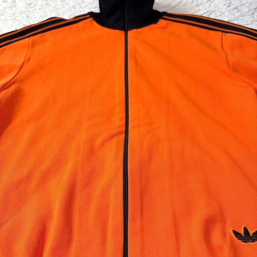 ✨美品・小松菜奈着用✨アディダス　トラックジャケット　70s ジャージ　オレンジ