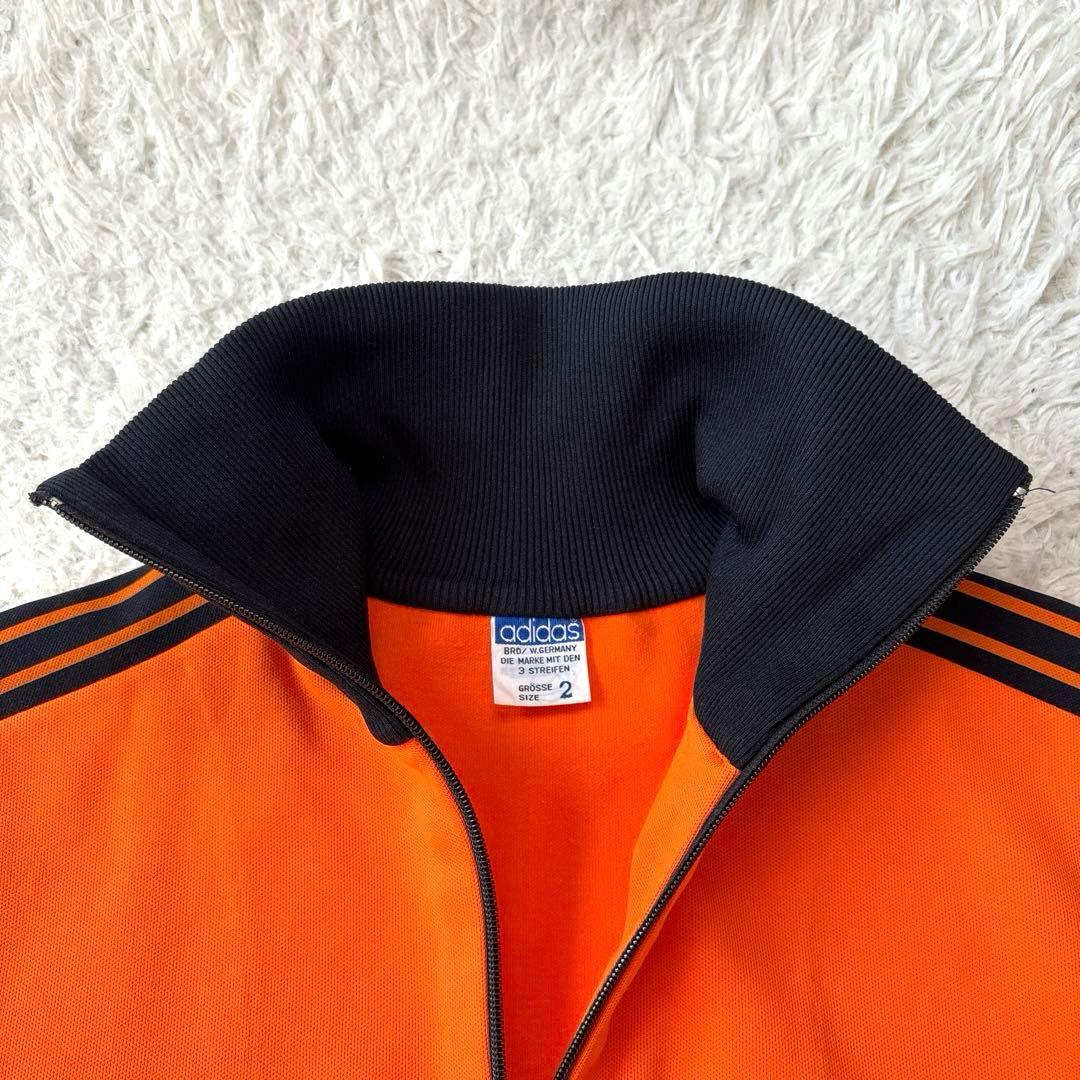 ✨美品・小松菜奈着用✨アディダス　トラックジャケット　70s ジャージ　オレンジ
