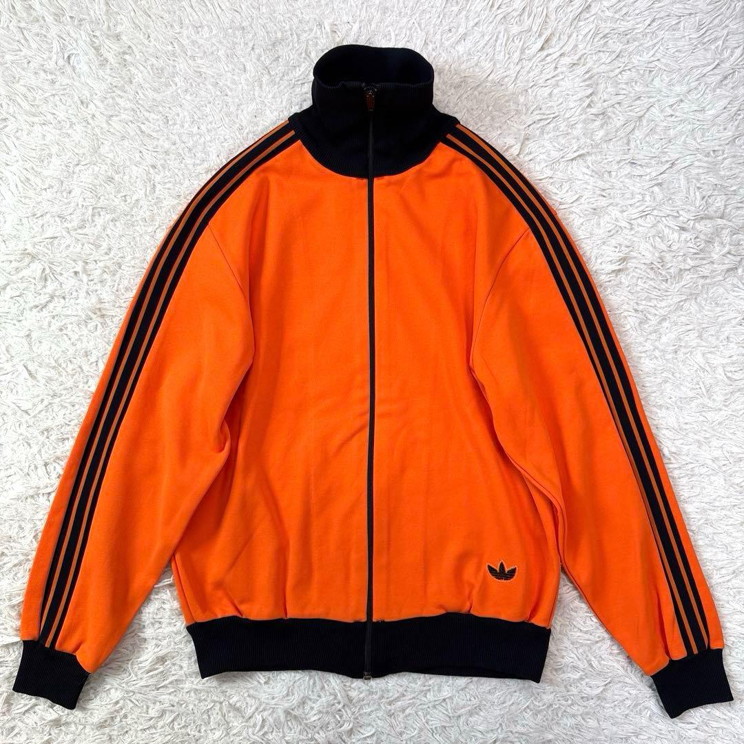 ✨美品・小松菜奈着用✨アディダス　トラックジャケット　70s ジャージ　オレンジ