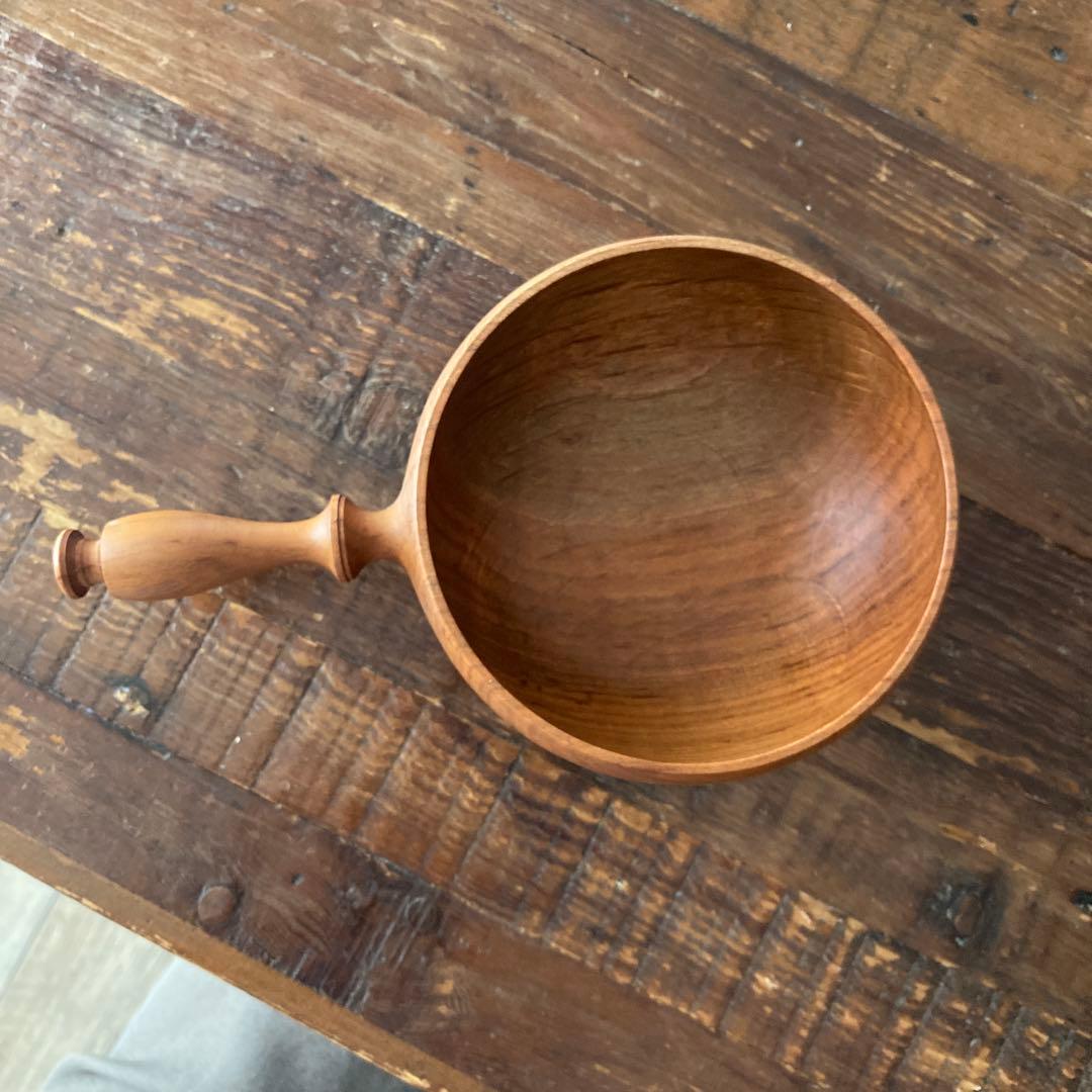 中西健太　木製持ち手付きボウル