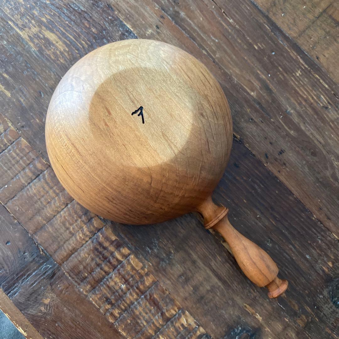 中西健太　木製持ち手付きボウル