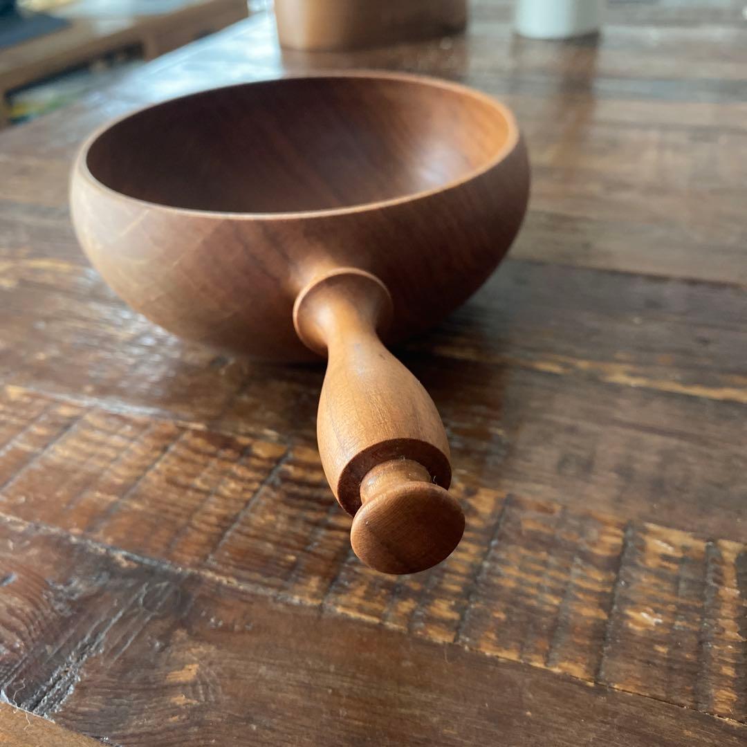 中西健太　木製持ち手付きボウル