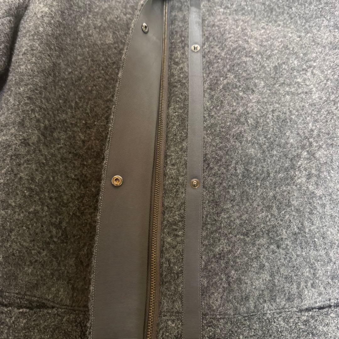 TRANS WORK 三陽商会/スライバーループコートサイズ40/濃いめグレー