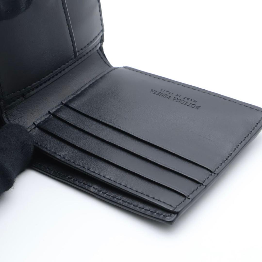 【超極美品】BOTTEGAVENETA ICチップ 二つ折り財布　カセット　黒