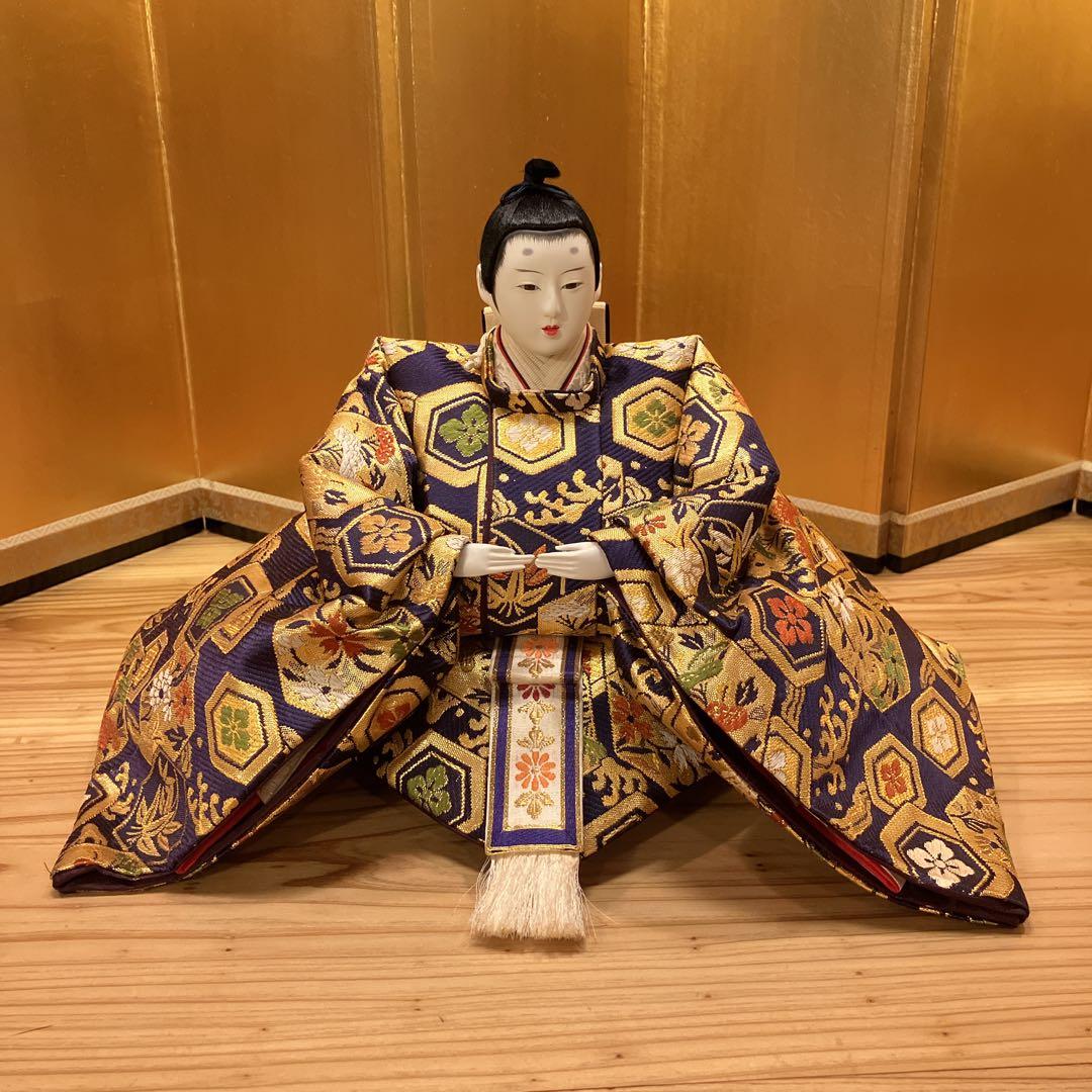 ①高級雛人形 7段40号 木製黒塗り 【①②③同時購入限定】