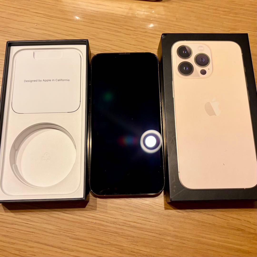 ※お値下げ中※iPhone 13 Pro ゴールド 256GB 保護フィルム付