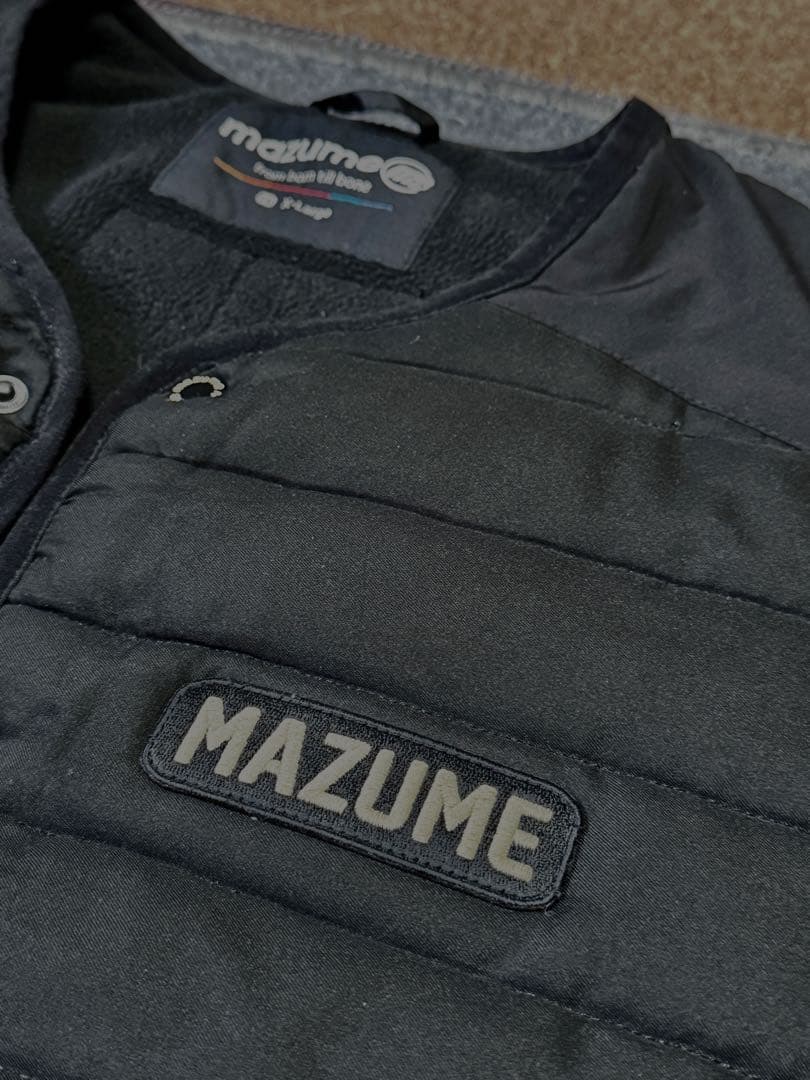 MAZUME フィッシングヒーターベスト ブラック XL