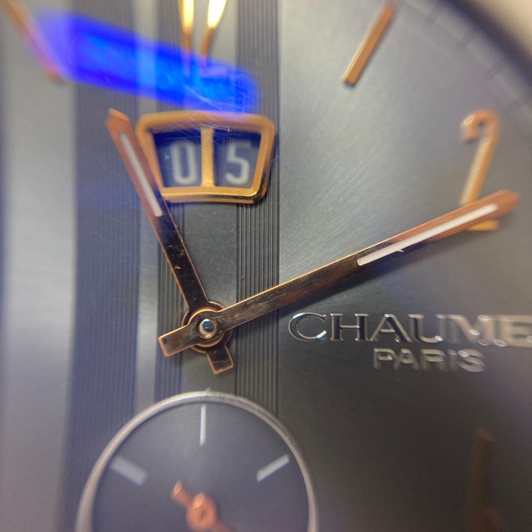 chaumet ショーメ 金属ベルト腕時計 日付表示付き 自動巻き時計