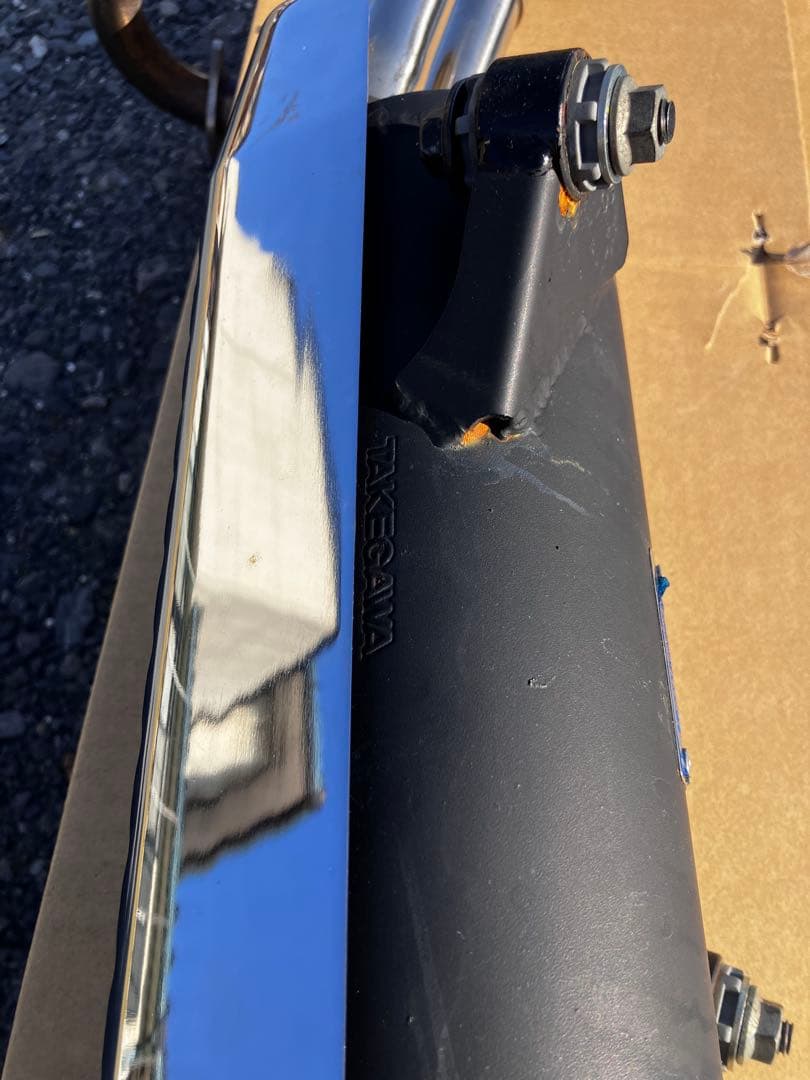 武川スクランブラーマフラー　モンキー125用