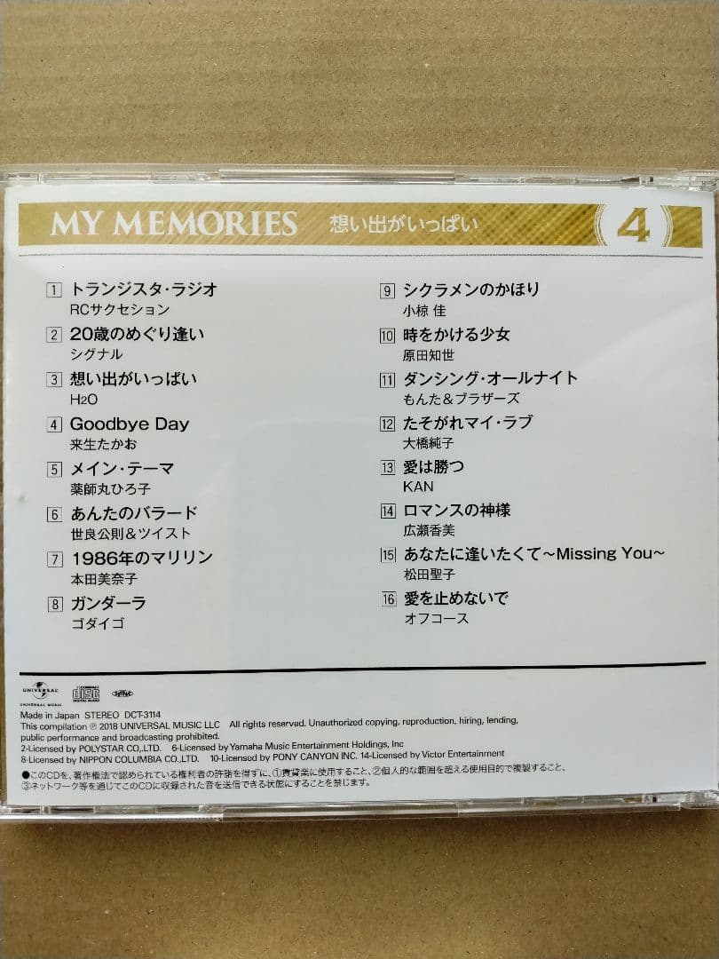マイメモリーズ わたしの青春ソング 全128曲 CD8枚
