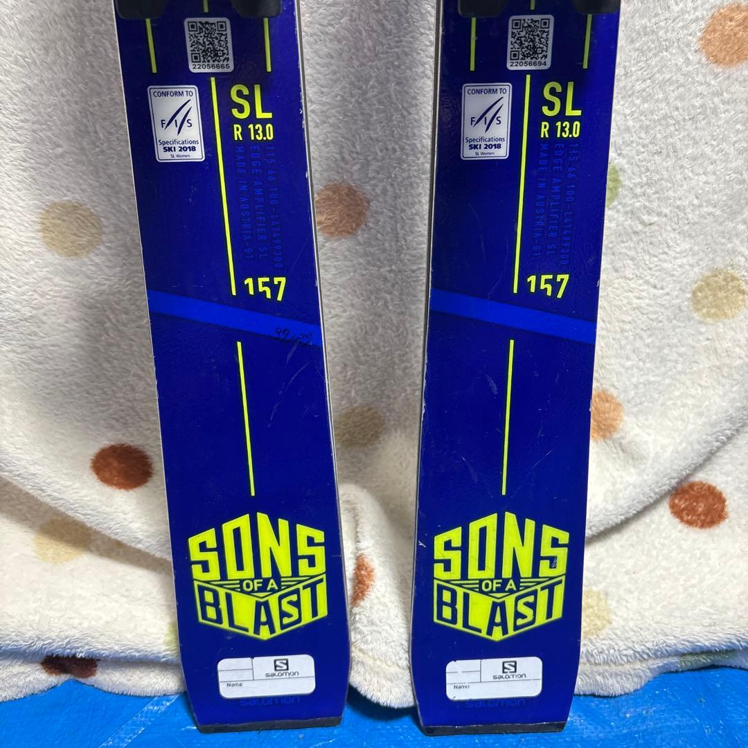 Salomon RACE スキー X16ビンディング付き