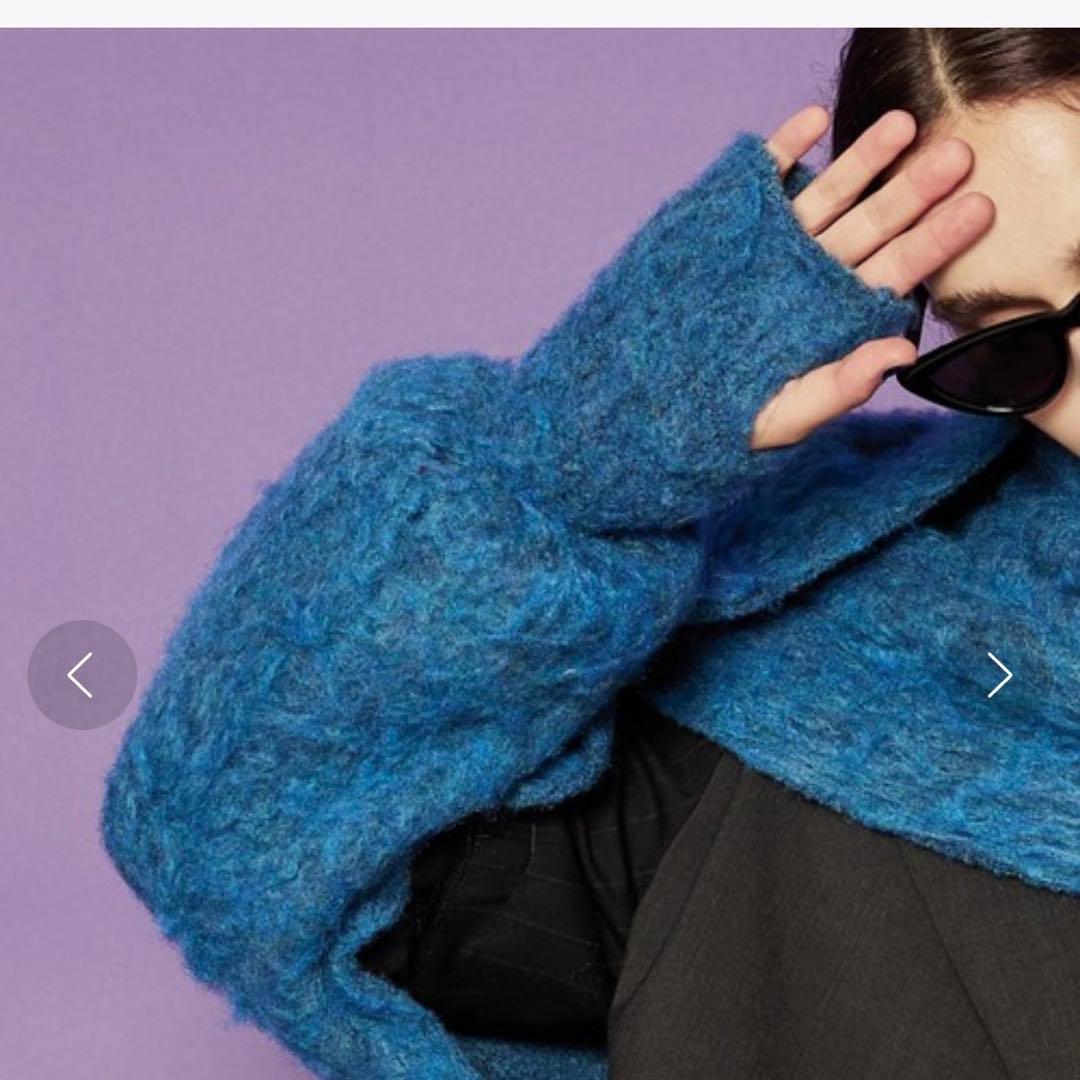 2WAYボレロストール　MAISON SPECIAL/メゾンスペシャル ブルー