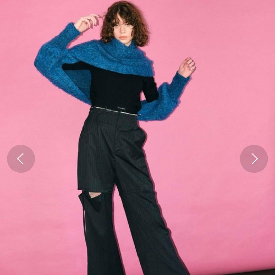 2WAYボレロストール　MAISON SPECIAL/メゾンスペシャル ブルー