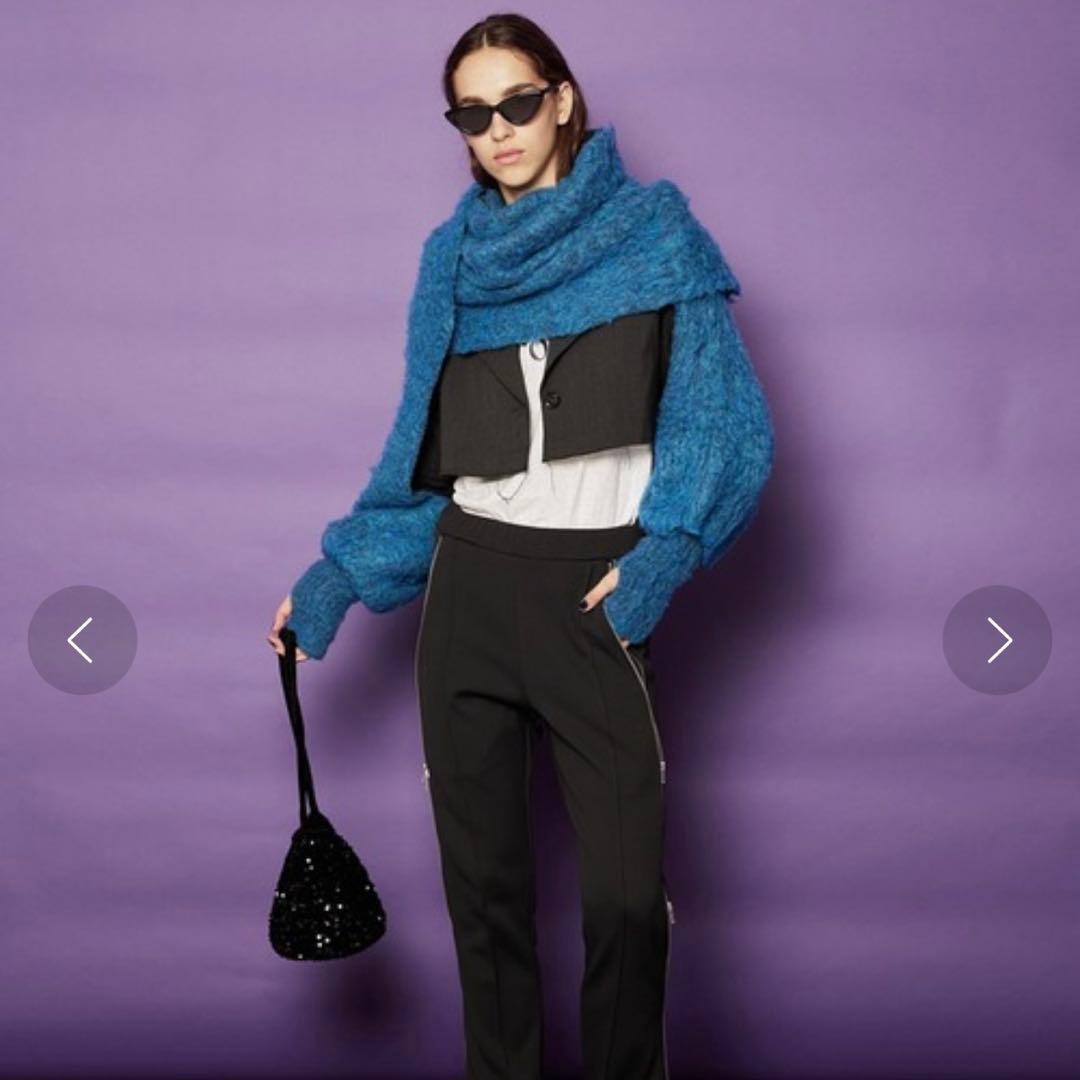 2WAYボレロストール　MAISON SPECIAL/メゾンスペシャル ブルー