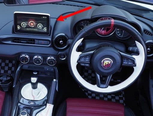 地図ナビSD アバルト 124 スパイダー　2025年度版 fiat