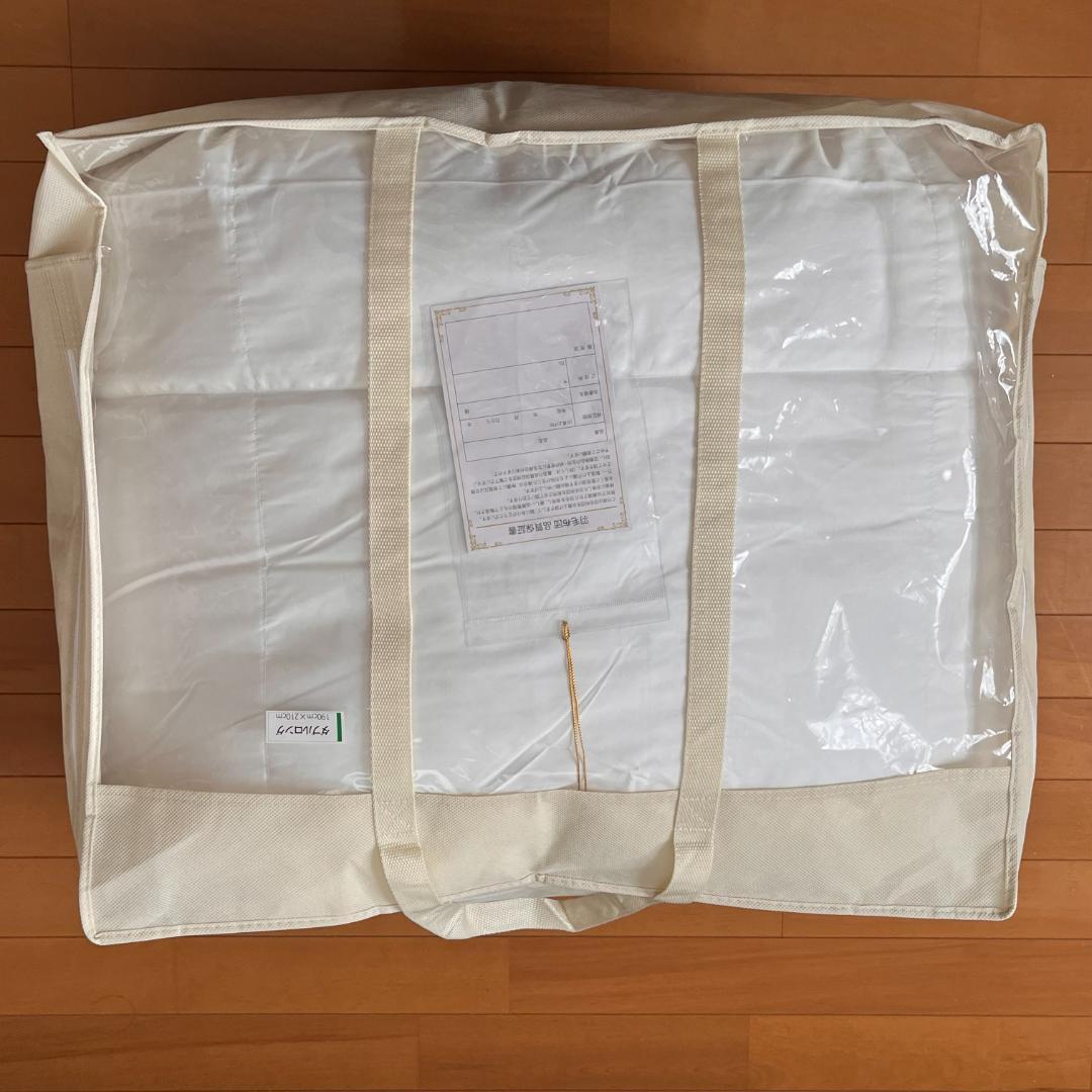 【新品未使用品】羽毛布団 ダブルサイズ　ニューゴールドラベル