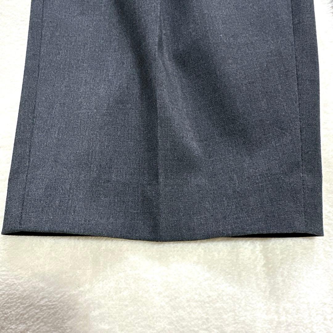 極美品 トレフルプラスワン ポケットフリルパンツ ダークグレー trefle+1