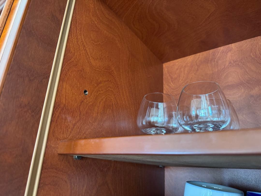 メ*3様 アンティーク 木製食器棚 ガラス扉付き ビンテージ ※購入前にコメント