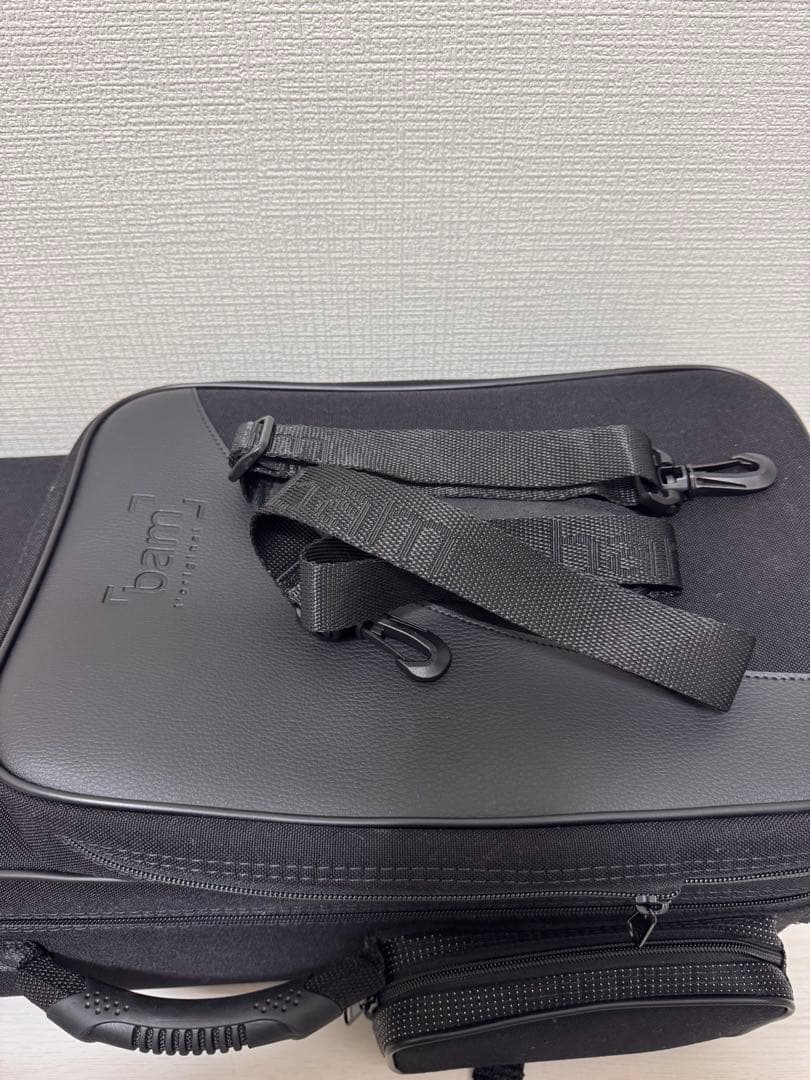 BAMトレッキングケース3021Sアルトサックス美品ブラックバムセミハードケース