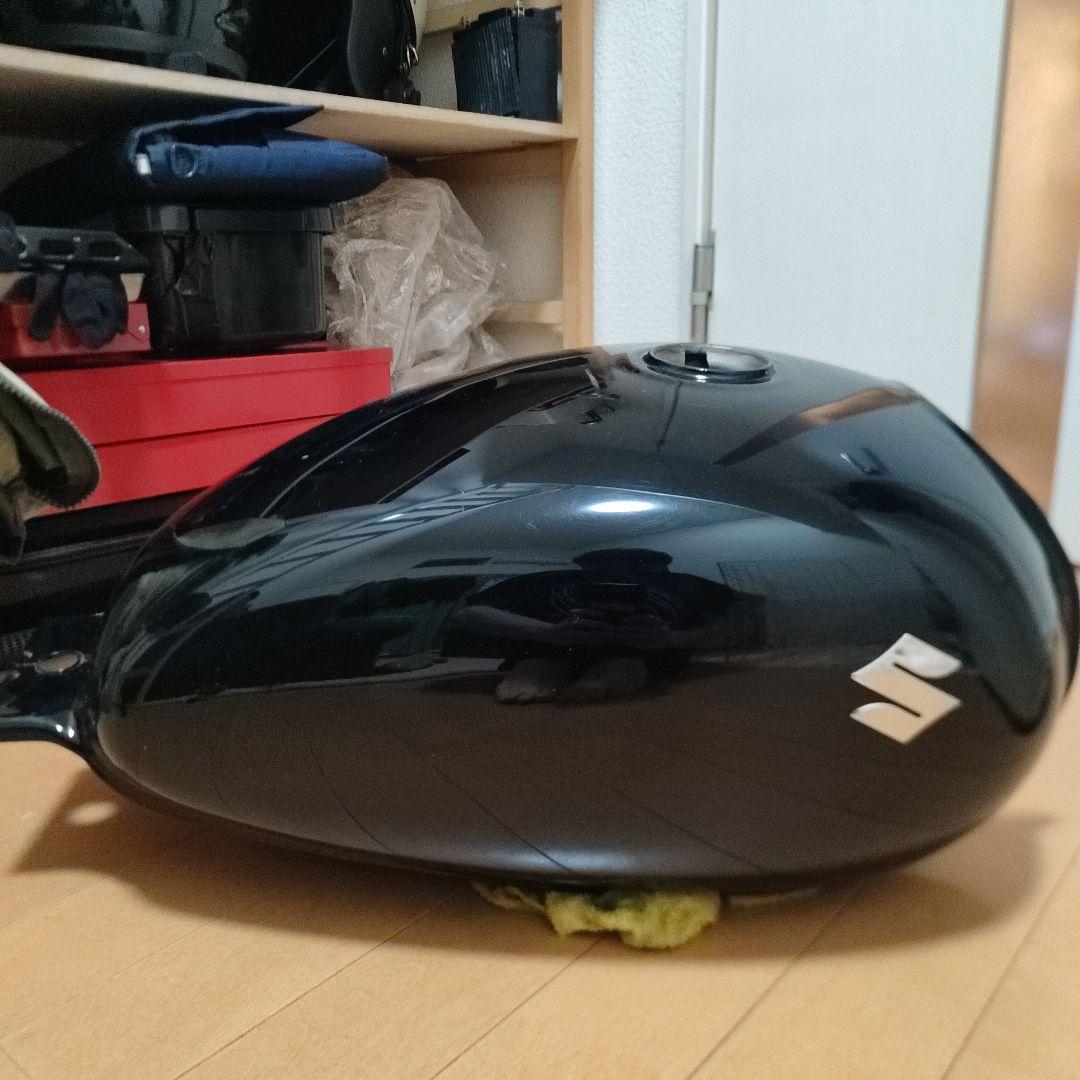 ST250 キャブ　スズキ ブラック バイクタンク