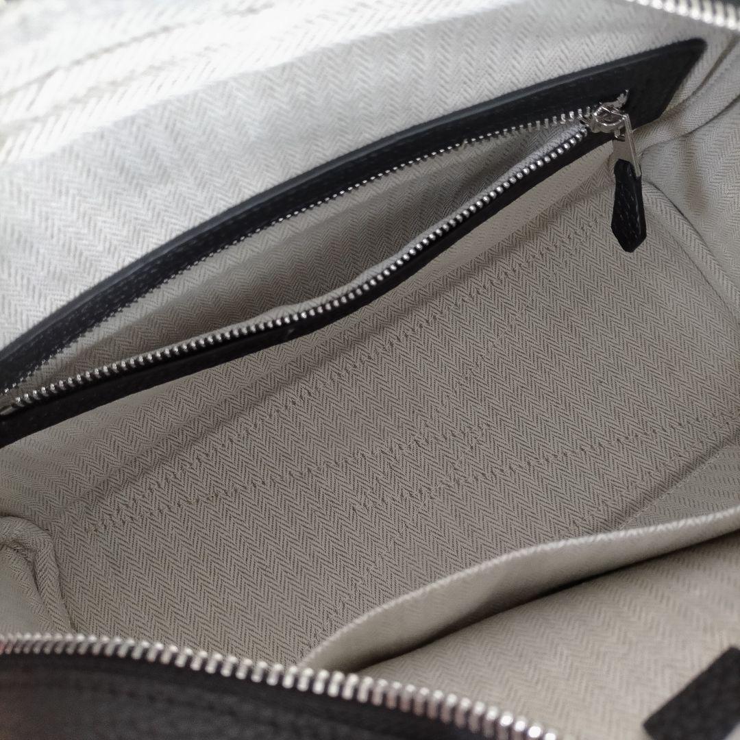 高級本革 トリヨン 鍵付き ボストン型 ショルダーバッグ