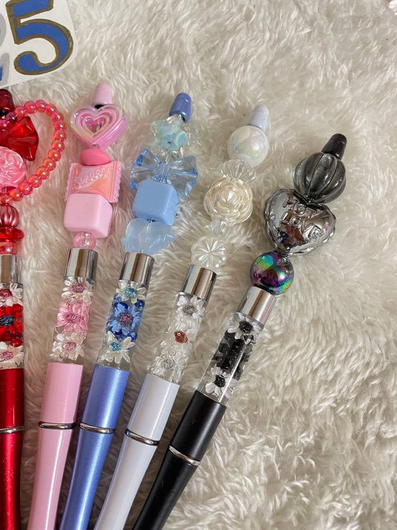 ハーバリウム　カスタムボールペン　まめセット　@11