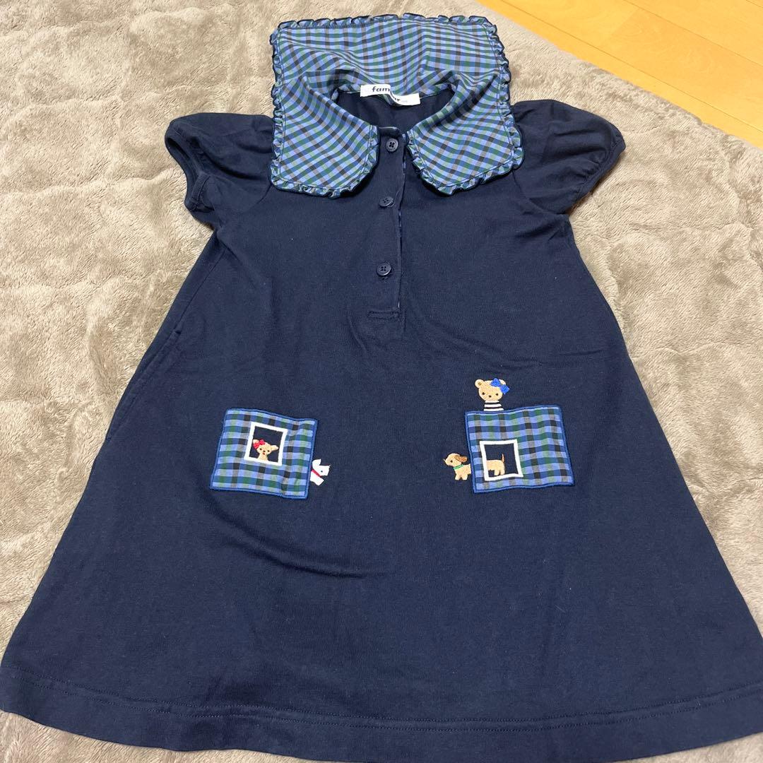 ファミリア　半袖ワンピース