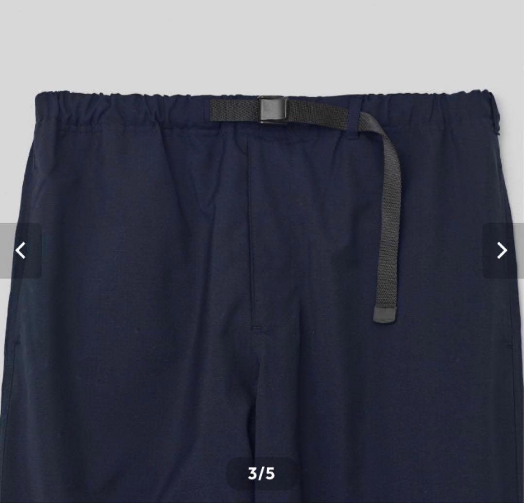 ennoy wool blend ripstop easy pants エンノイ