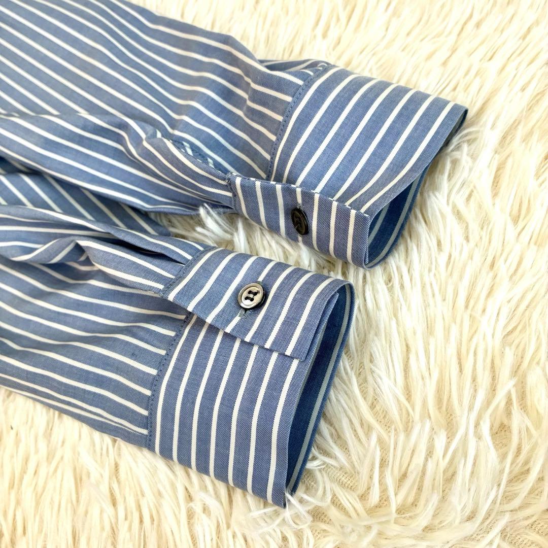 DAMA ダーマコレクション　シャツワンピース　洗える　ストライプ　ゆったり