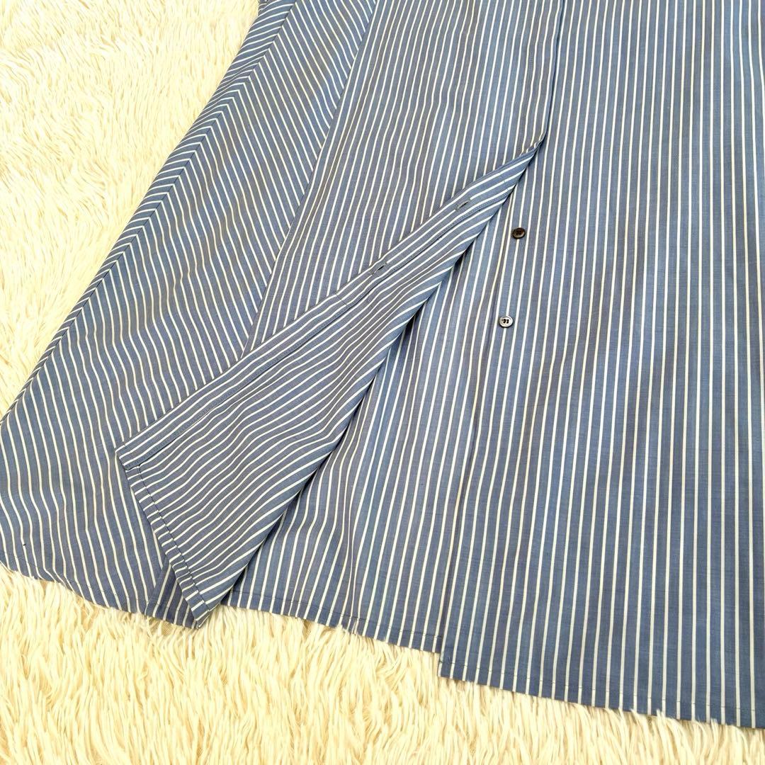 DAMA ダーマコレクション　シャツワンピース　洗える　ストライプ　ゆったり