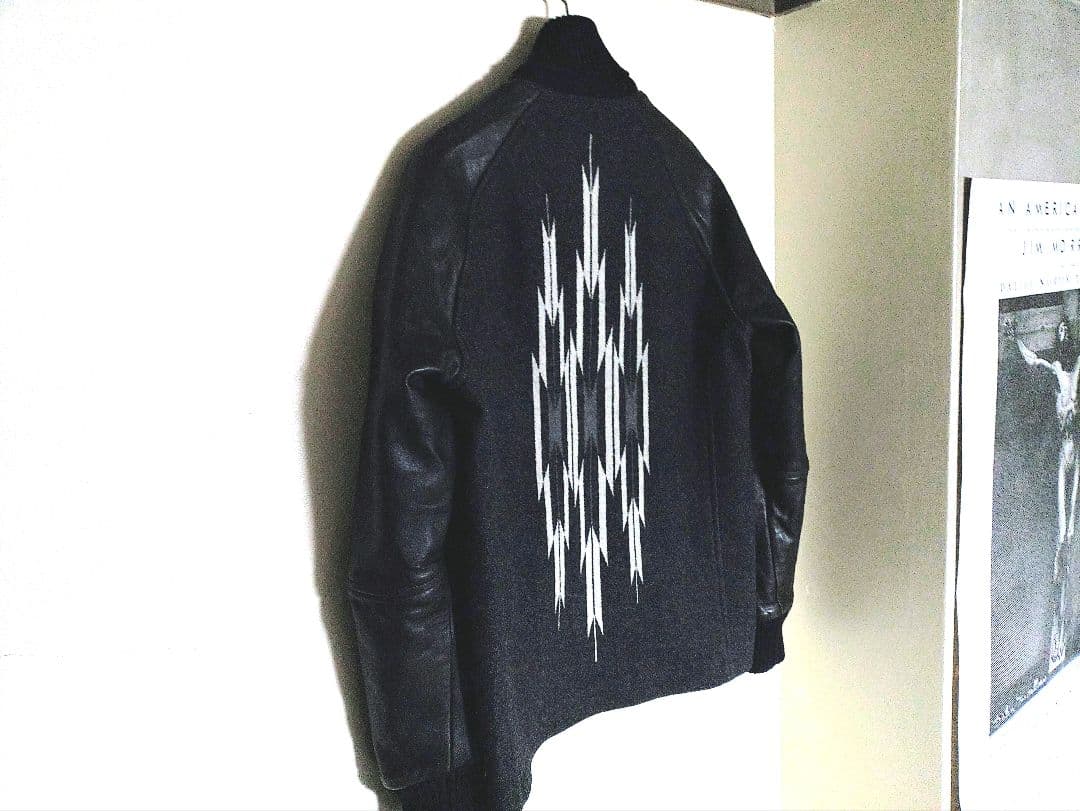 ✨大幅値下げ✨▼▼▼ ●アタッチメント● ▼▼▼ネイティブ柄レザースタジャン●