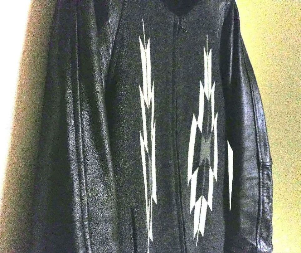 ✨大幅値下げ✨▼▼▼ ●アタッチメント● ▼▼▼ネイティブ柄レザースタジャン●